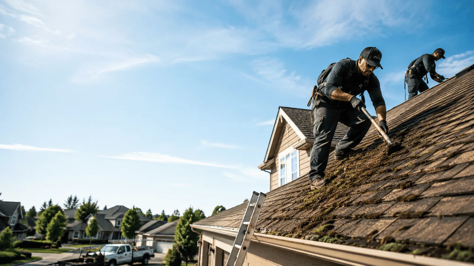 Roof Moss Removal in Mcbrides, MI near me